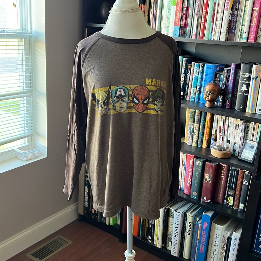 Long sleeve marvel t-shirt